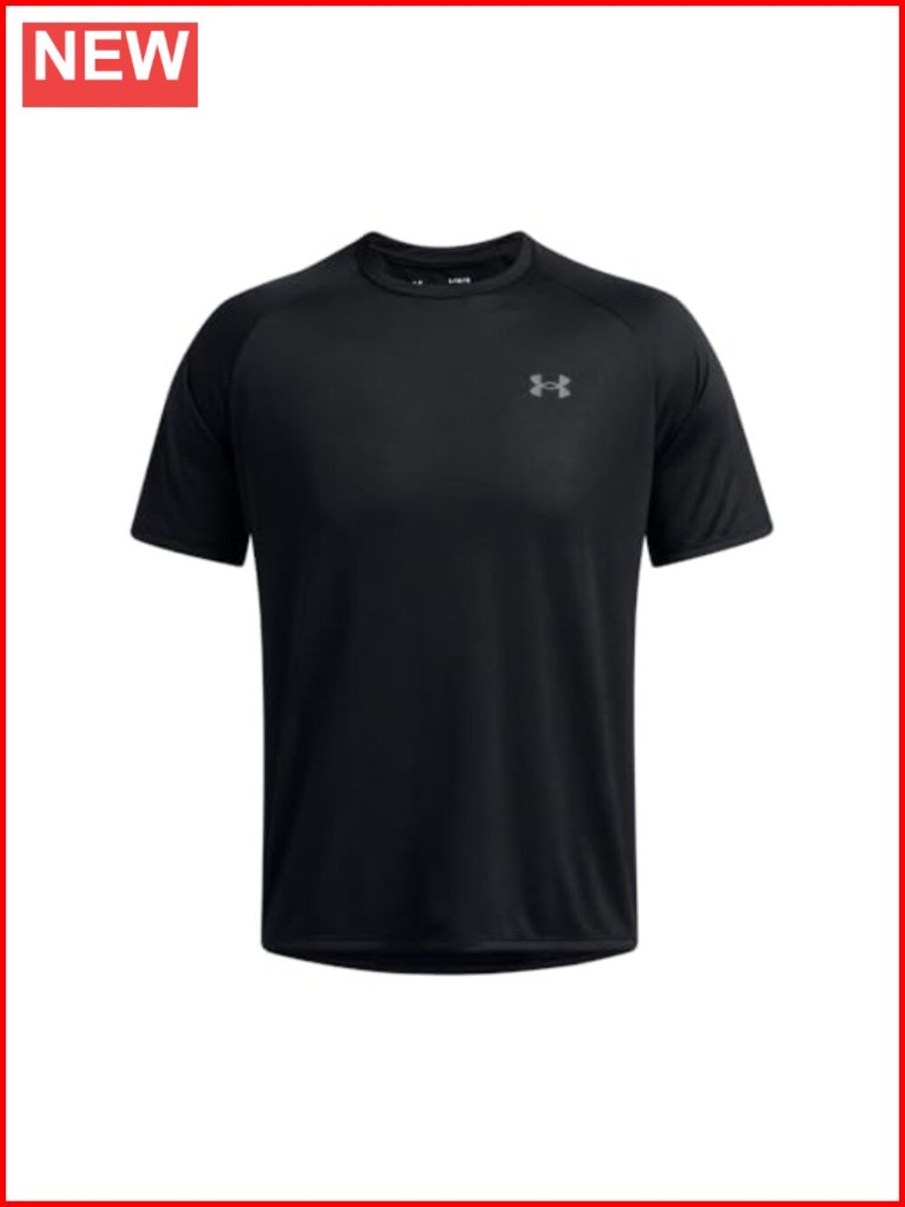 Men's Quick-Dry Polyester Athletic T-Shirt Crew Neck Short Sleeve - Picture 3 of 6